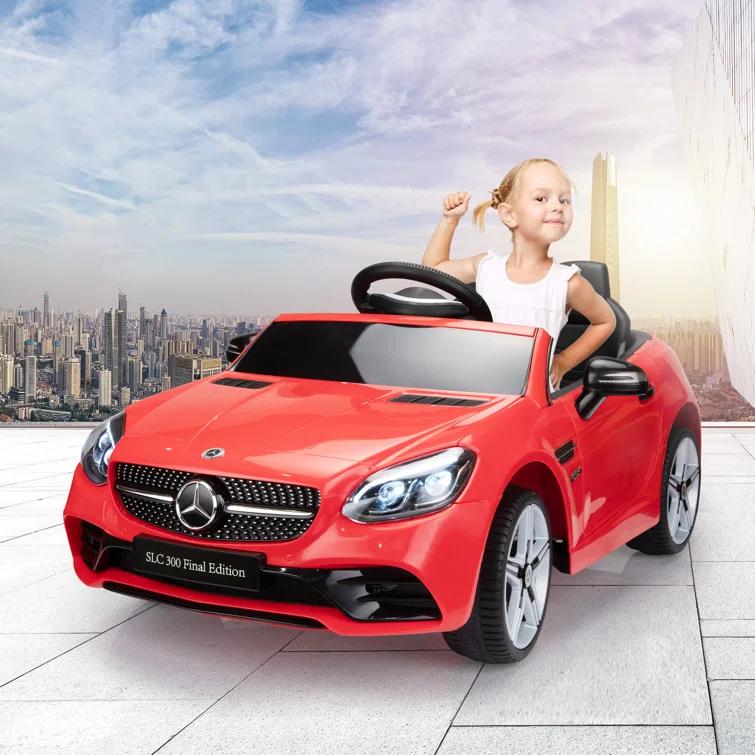 Aosom Aosom 12V Electric Car for Kids Ride On Toy Battery Powered Toddler Electric Vehicles Big Wheels for Girls to Drive