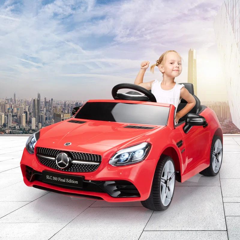 Aosom Aosom 12V Electric Car for Kids Ride On Toy Battery Powered Toddler Electric Vehicles Big Wheels for Girls to Drive