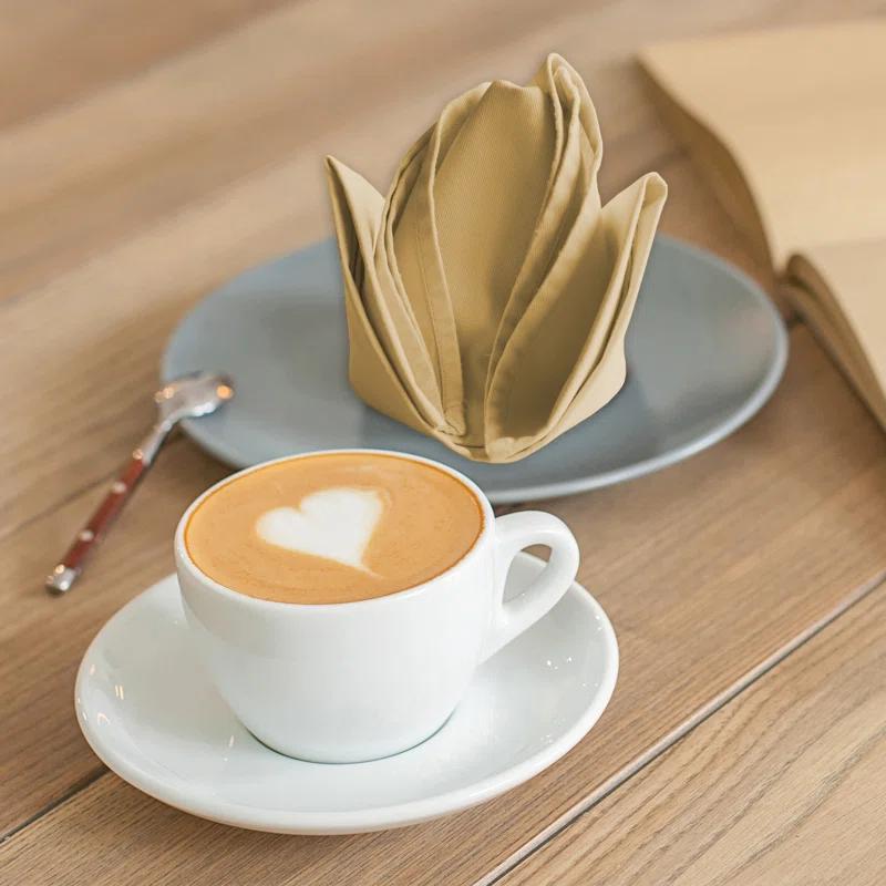 Ruvanti Poly Cotton Enrich Twill Cloth Napkins (Set of 12)