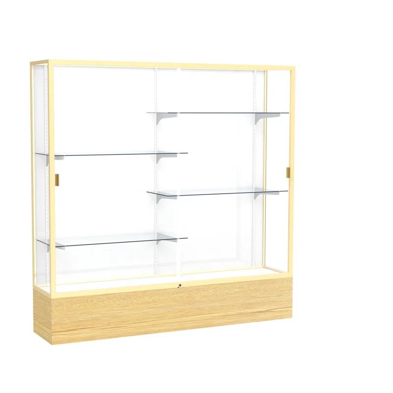 Ghent Reliant Series 72'' H x 72'' W Metal Trophy Display Case