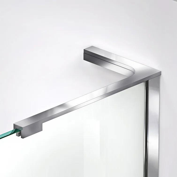 DreamLine Elegance-LS 55" W x 72" H Pivot Frameless Shower Door with ClearMax™ Technology SHDR-4327300-01