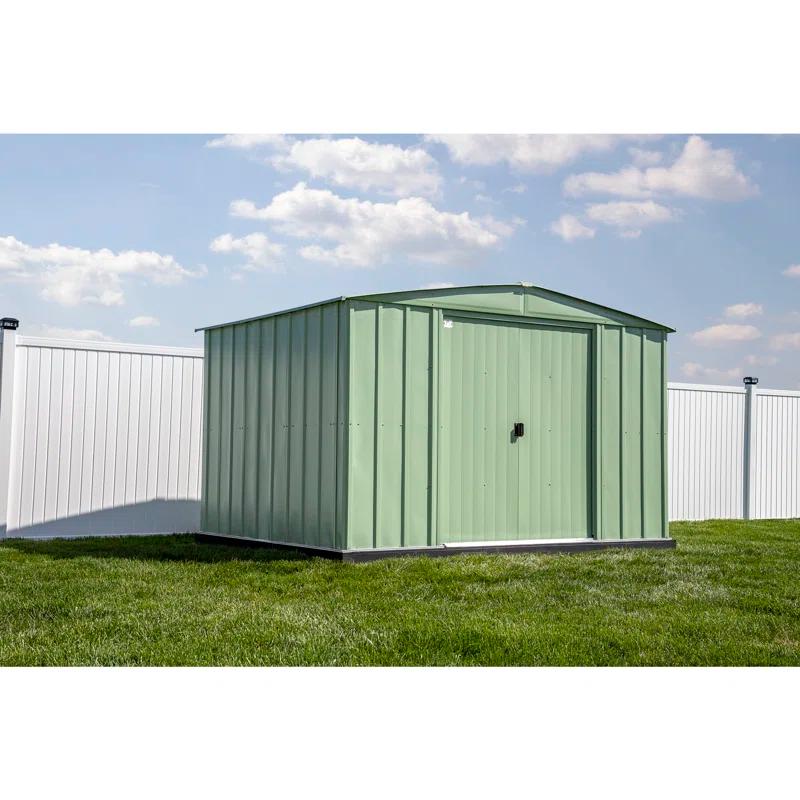 10 ft. W x 8 ft. D Metal Storage Shed
