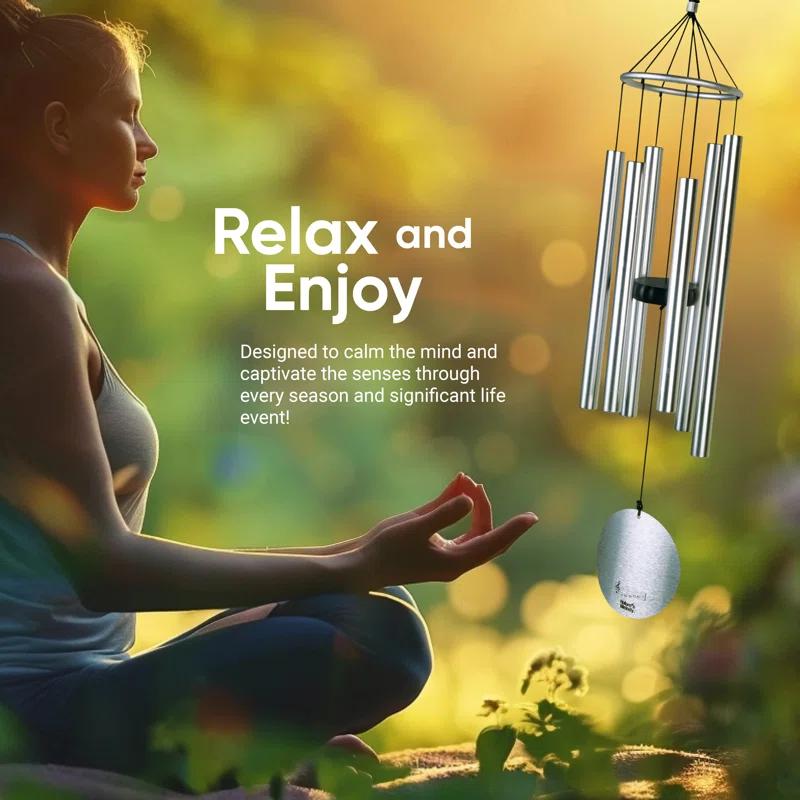 Nature's Melody Nature's Melody Tuned 6-Tube Outdoor Wind Chimes