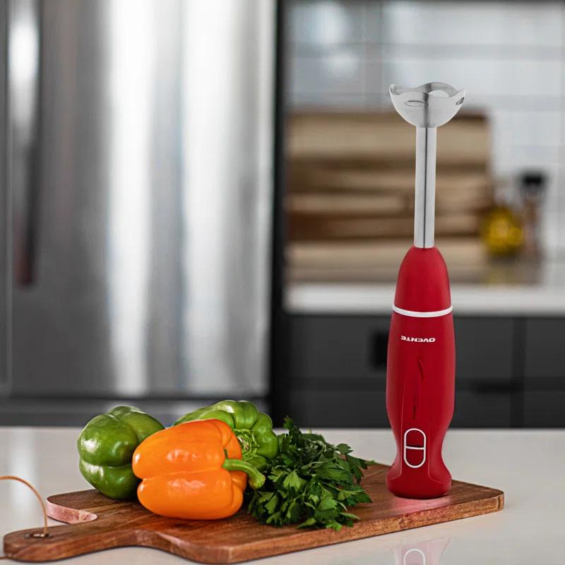 Ovente OVENTE Electric Immersion Hand Blender 300 Watt 2 Mixing Speed
