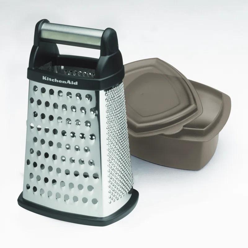 KitchenAid® KitchenAid® Gourmet 4-Sided Stainless Steel Box Grater with Detachable Storage Container