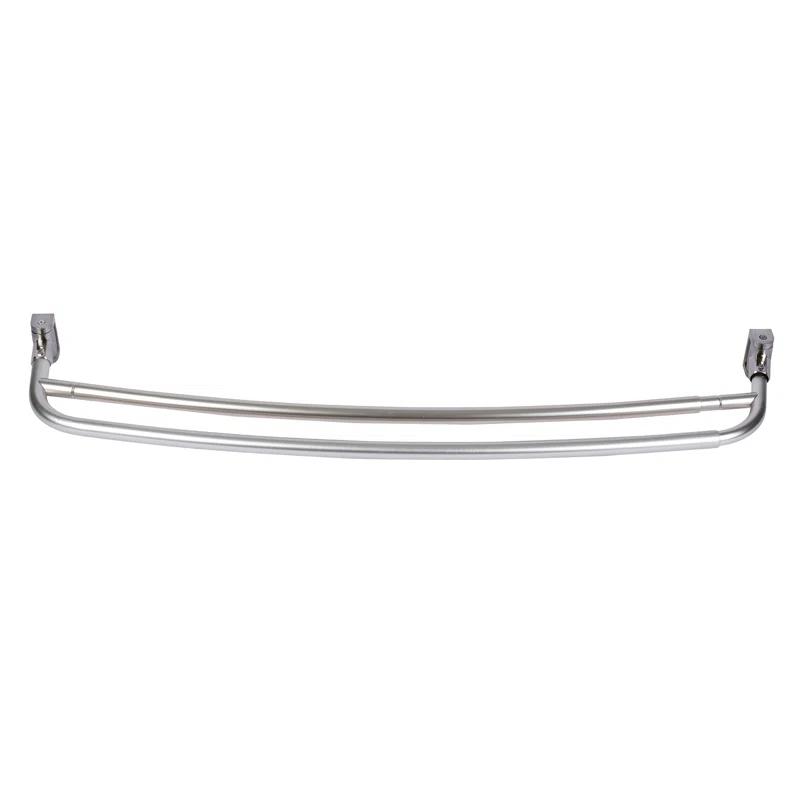 VOMGEB1 Double Curved Shower Rod, Durable Metal Construction
