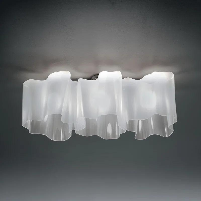 Artemide Logico Triple Linear Semi Flush Mount