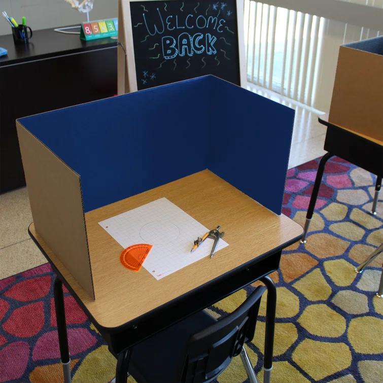 Flipside Flipside Cardboard Study Carrel (Set of 24)