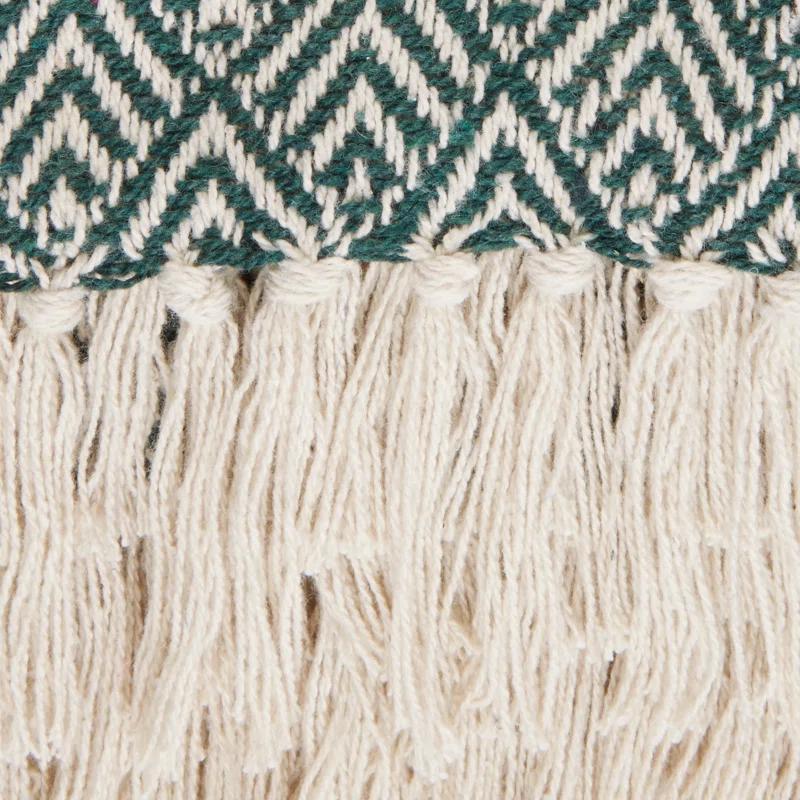 Design Imports Hand Woven Throw Blanket