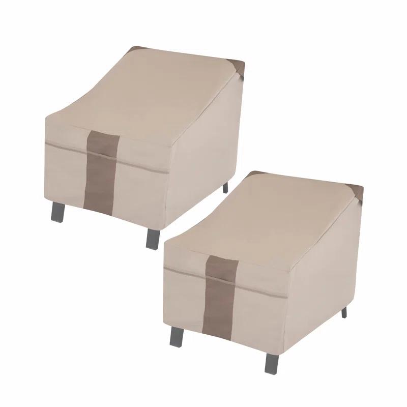 Modern Leisure Modern Leisure Monterey Patio Swivel Lounge Chair Cover, 2-Pack, 37.5"L x 39.25"W x 38.5"H, Beige (Set of 2)