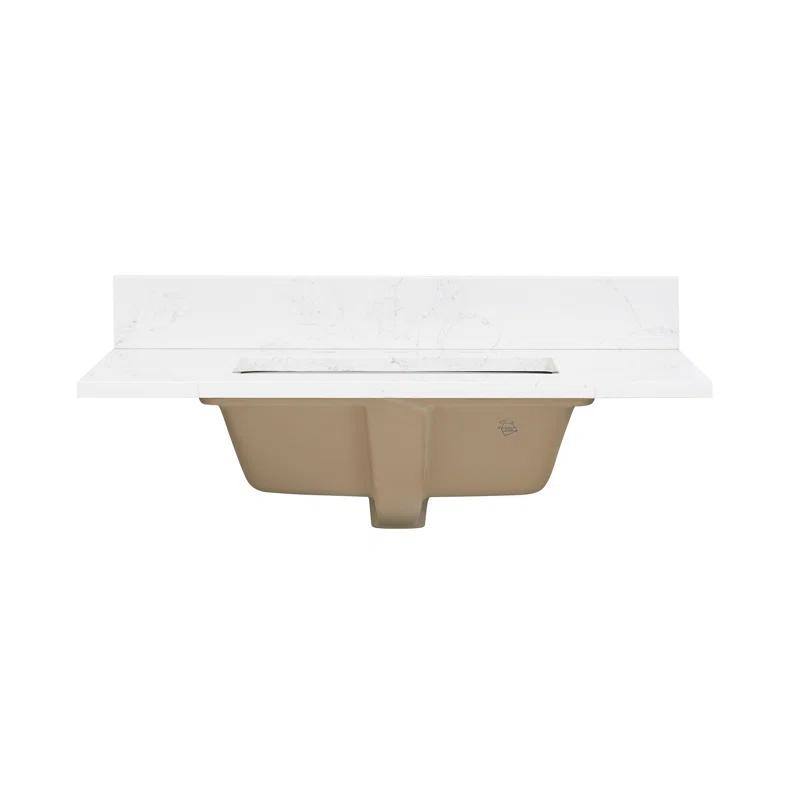 Altair Ceres 31" Engineered Stone Single Bathroom Vanity Top with Sink