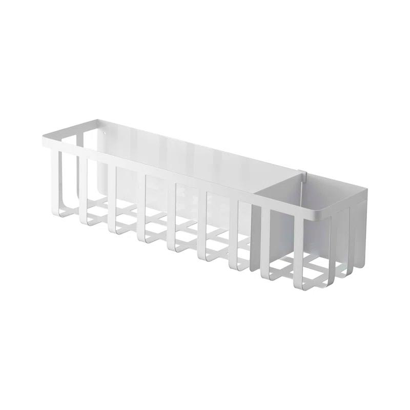 Yamazaki Home Yamazaki Home Magnet Kitchen Storage Basket - Utensil Wall Organizer, Steel, Sliding Divider