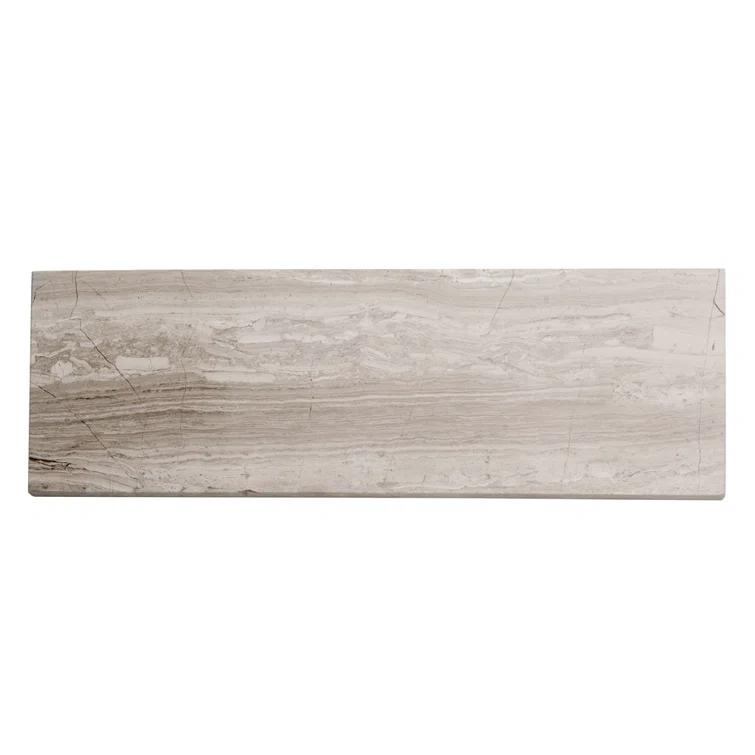 Apollo Tile 4 x 12 Wooden Grey Marble Subway Tile