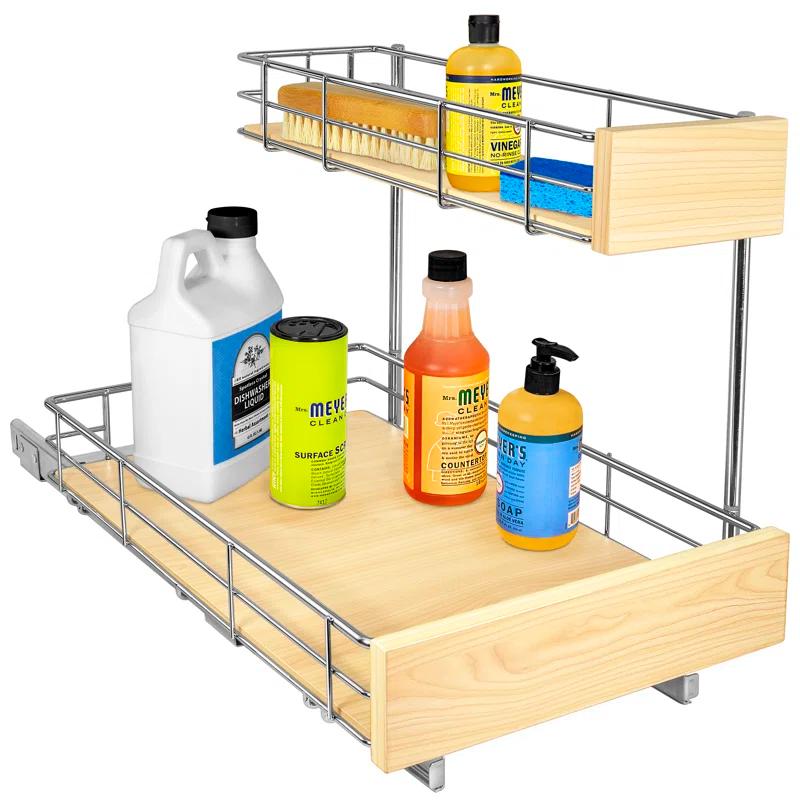 LYNK PROFESSIONAL LYNK PROFESSIONAL® Select™ Slide Out Under Sink Kitchen Cabinet Organizer 11.5"W x 18"D, Wood