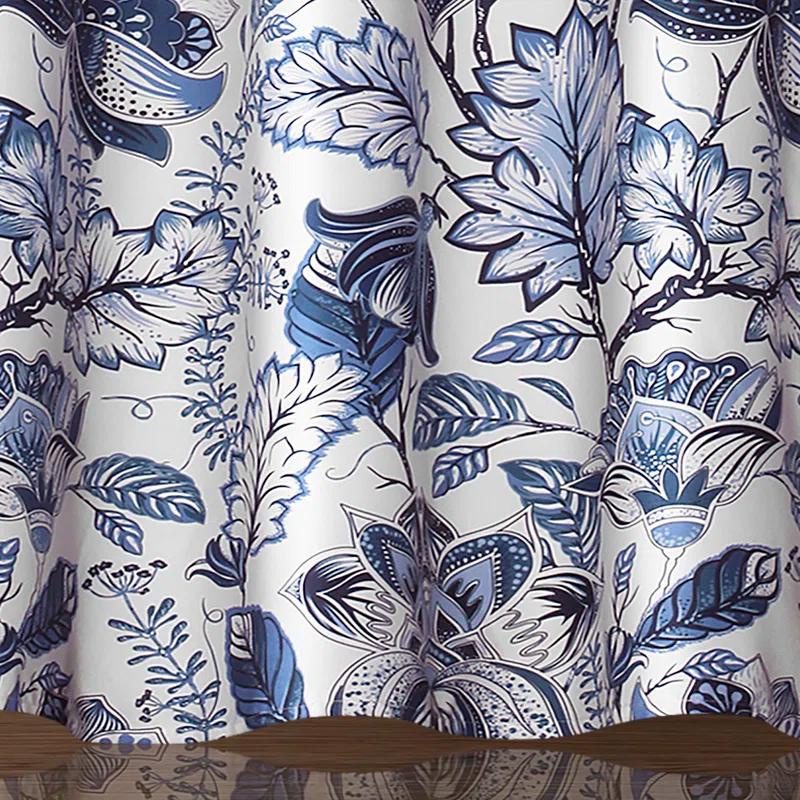 Lush Decor Cynthia Jacobean Floral Shower Curtain