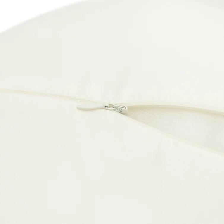 JWH Simulation Rose Flower Throw Pillow Decorative Round Floral Accent Pillow Cover & Insert