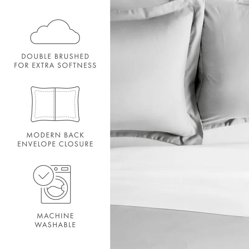 Becky Cameron Pillow Shams 2-Pack Microfiber Ultra Soft Bedding (Set of 2)