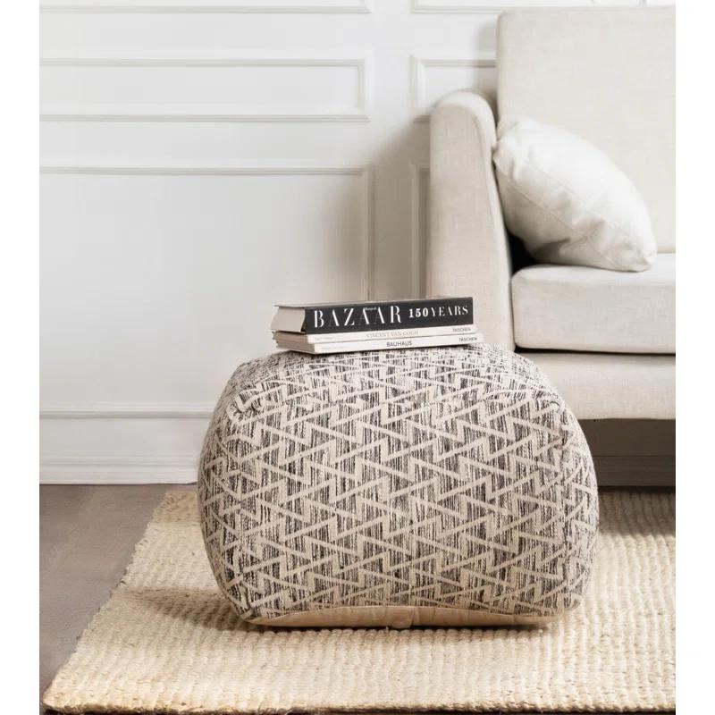 Union Rustic Jibria Upholstered Pouf