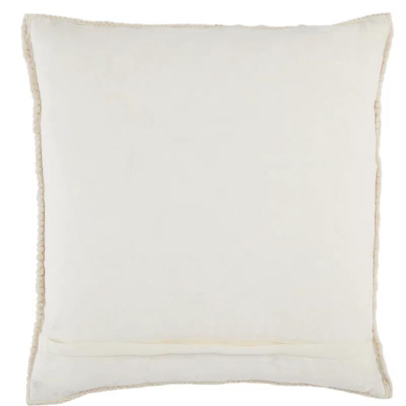 Toulon Embroidered Wool Throw Pillow
