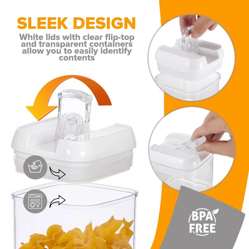 Cheer Collection Cheer Collection Food Storage Container (Set of 8)
