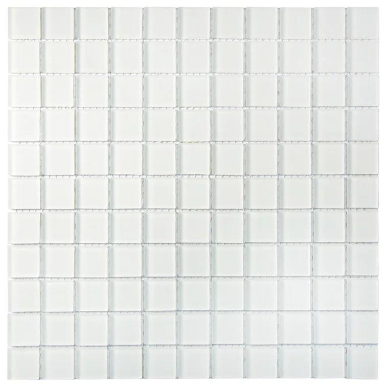 Apollo Tile 11.8" X 11.8" Matte Finished Glass Mosaic Tile
