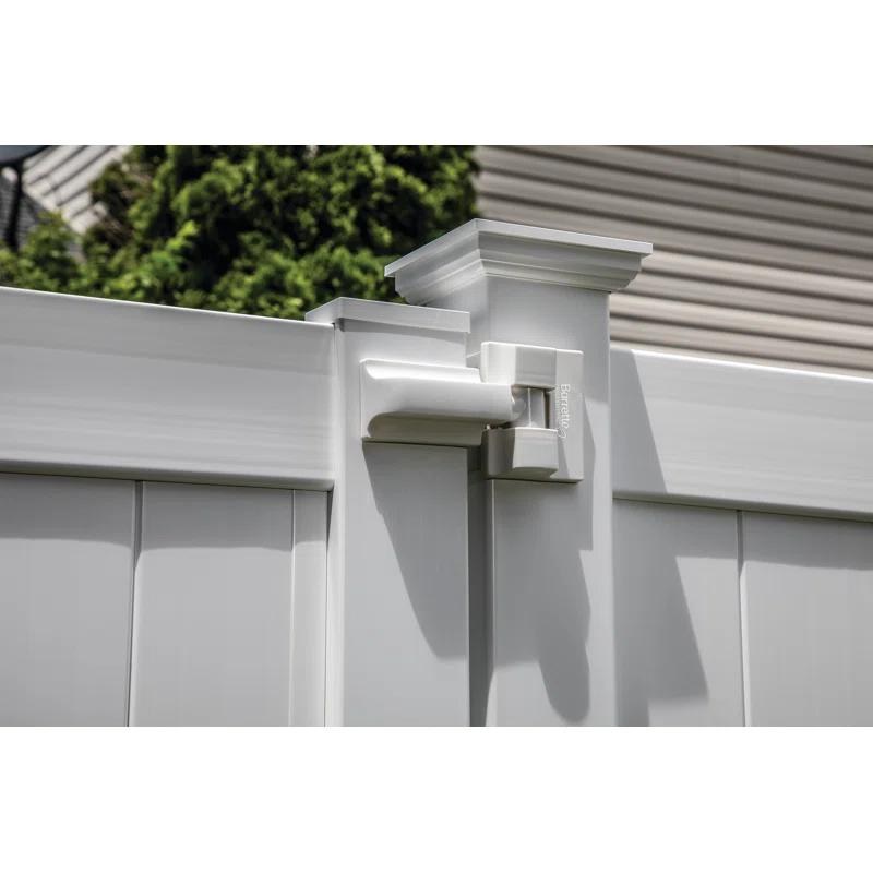 Barrette Outdoor Living Heavy-Duty Modern Wrap Hinge Stainless Steel (Set of 2)