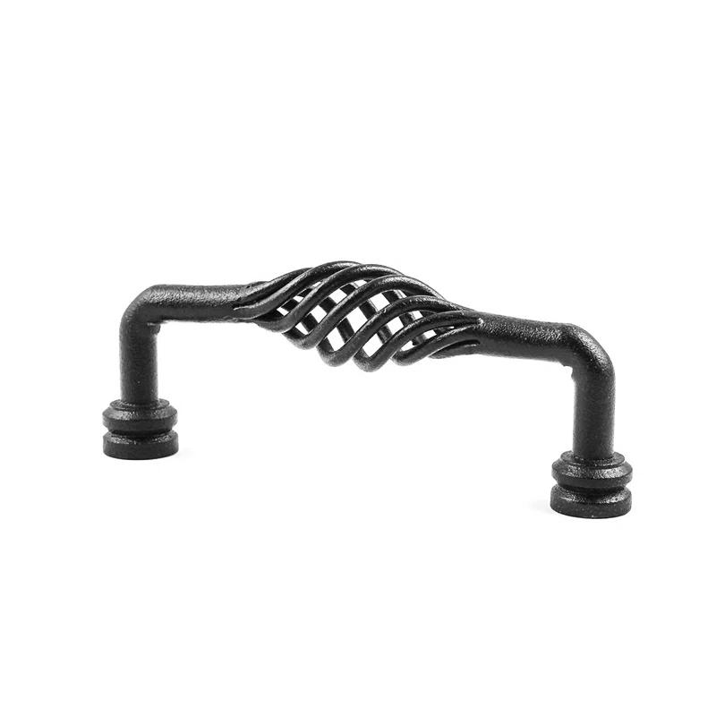 The Renovators Supply Inc. Dresser Drawer Handles Birdcage Cabinet Center to Center Wrought Iron 4 7/8" Center to Center Birdcage Pull