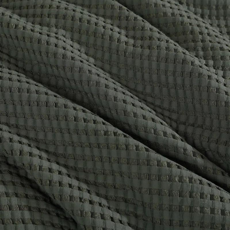Kenneth Cole Solid Waffle Reversible Comforter Set