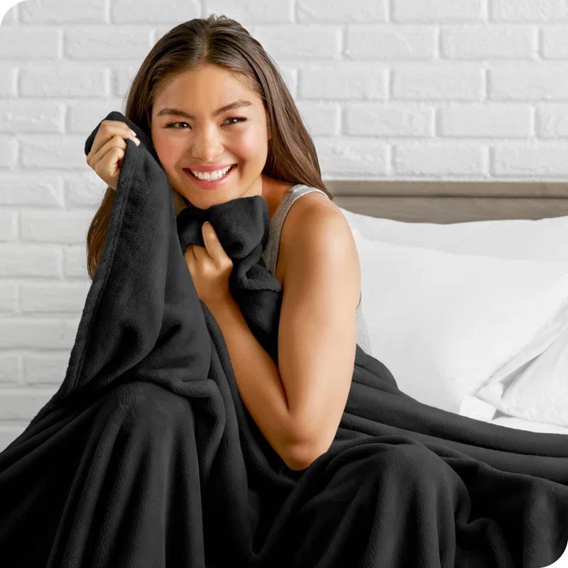 Bare Home Bare Home Microplush Fleece Blanket - Fuzzy, Warm, Bed/Throw Blanket