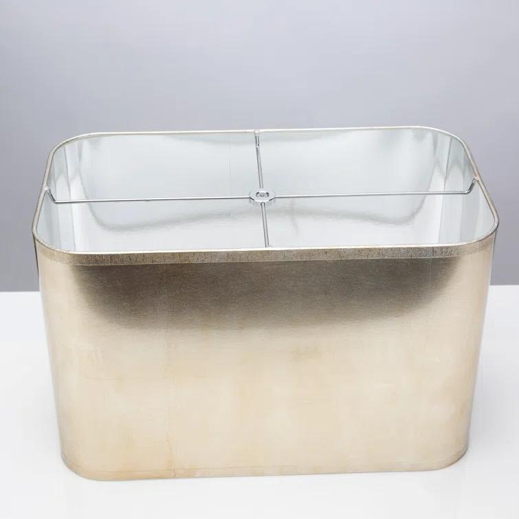 Couture, Inc. Foil Acrylic Paper Rectangular Lamp Shade & Reviews | Wayfair