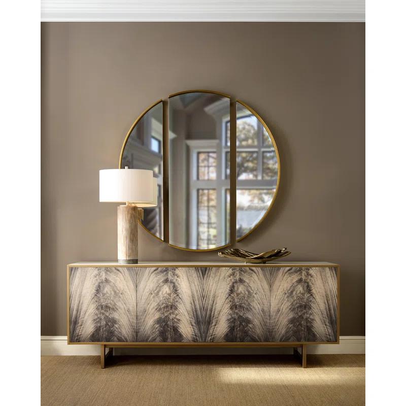 John-Richard Tarski Metal Flat Wall Mirror