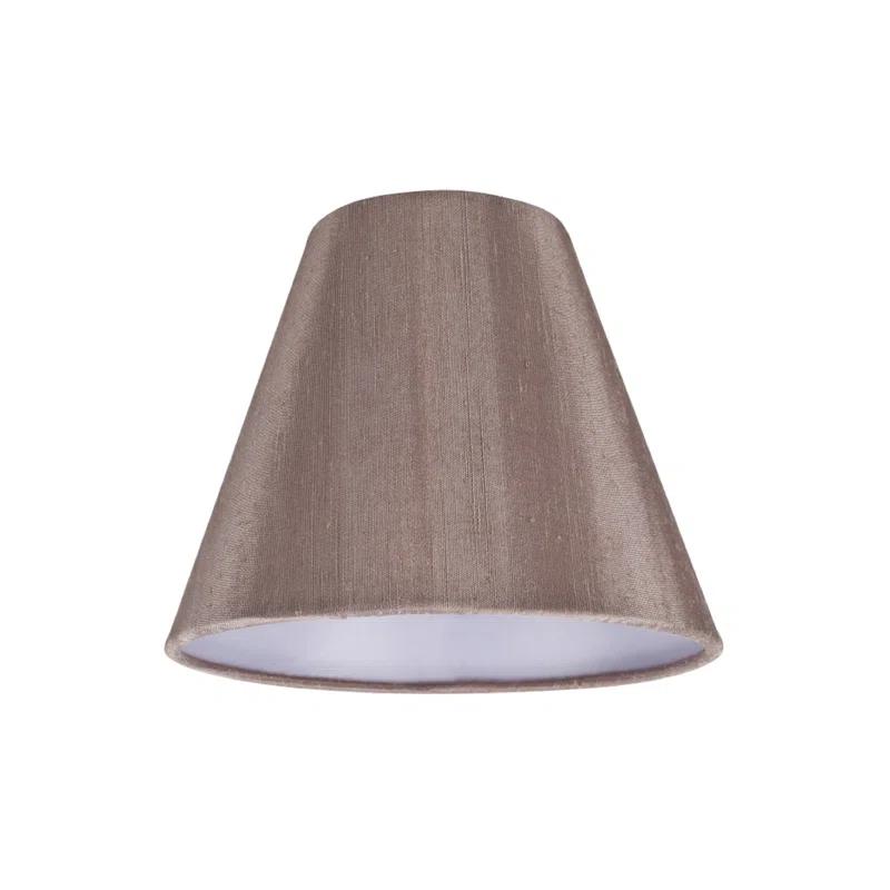 Aspen Creative Corporation 5'' H Faux Silk Fabric Empire Lamp Shade (Set of 5)