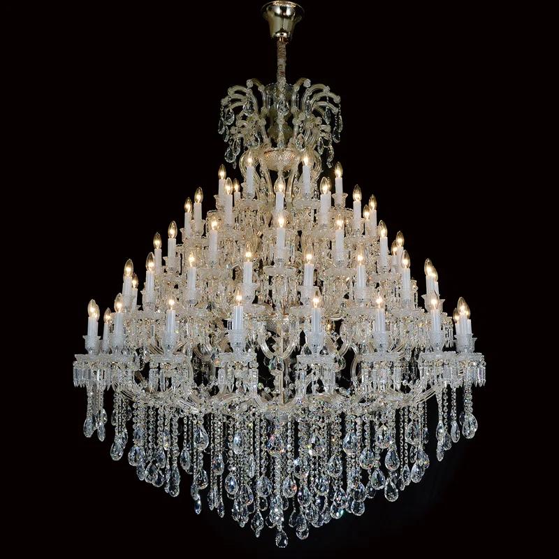 Michael Amini Grand Versailles 45 - Light Dimmable Tiered Chandelier