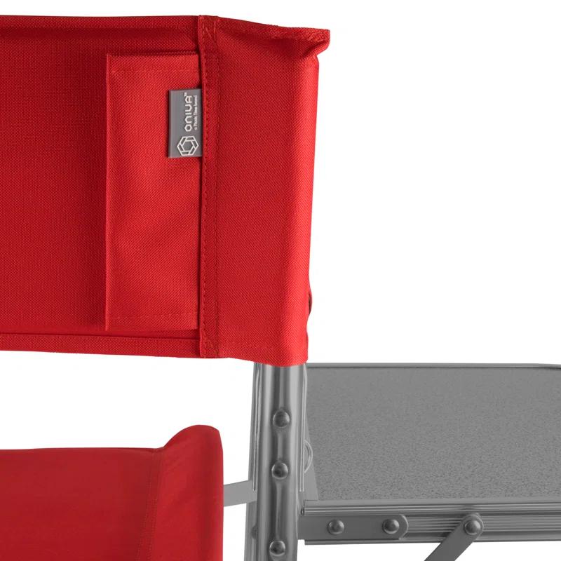 Picnic Time Sports Outdoor Portable Camp Chair with Side Table