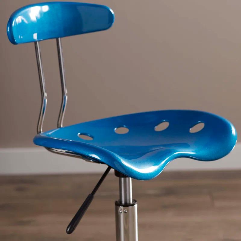 Flash Furniture Bonavant Adjustable Swivel Chair for Desk and Office with Tractor Seat