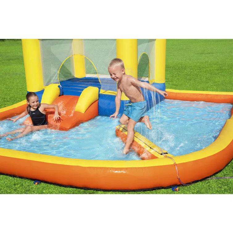 Bestway Bestway H2OGO Beach Bounce Kids Inflatable Outdoor Water Park with Air Blower