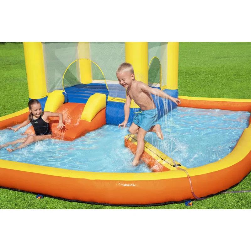 Bestway Bestway H2OGO Beach Bounce Kids Inflatable Outdoor Water Park with Air Blower