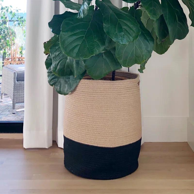 Chloe and Cotton Fabric Basket & Reviews | Wayfair