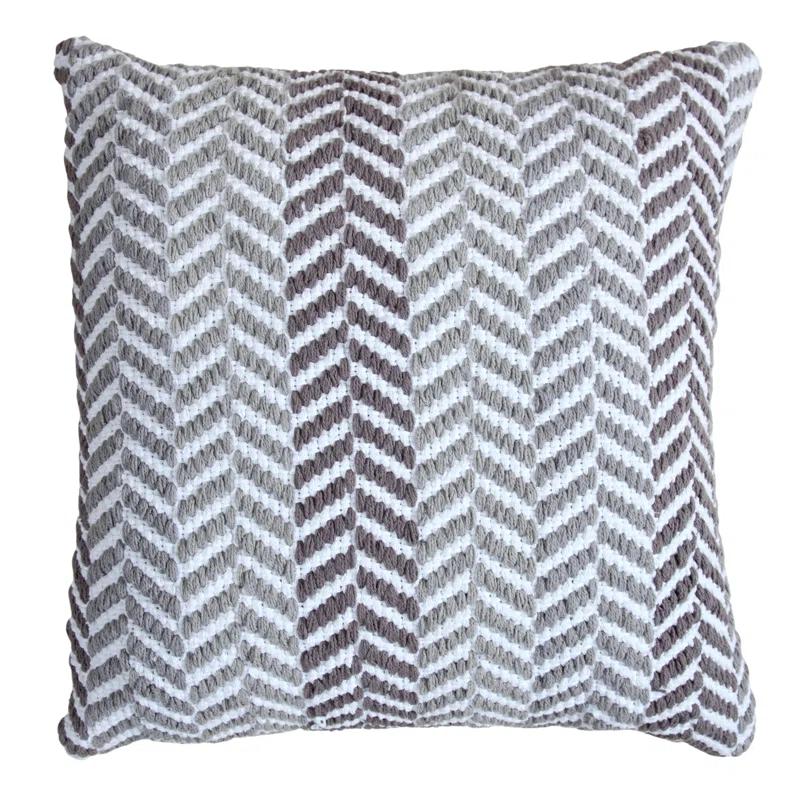AANNY Chevron Cotton Throw Pillow