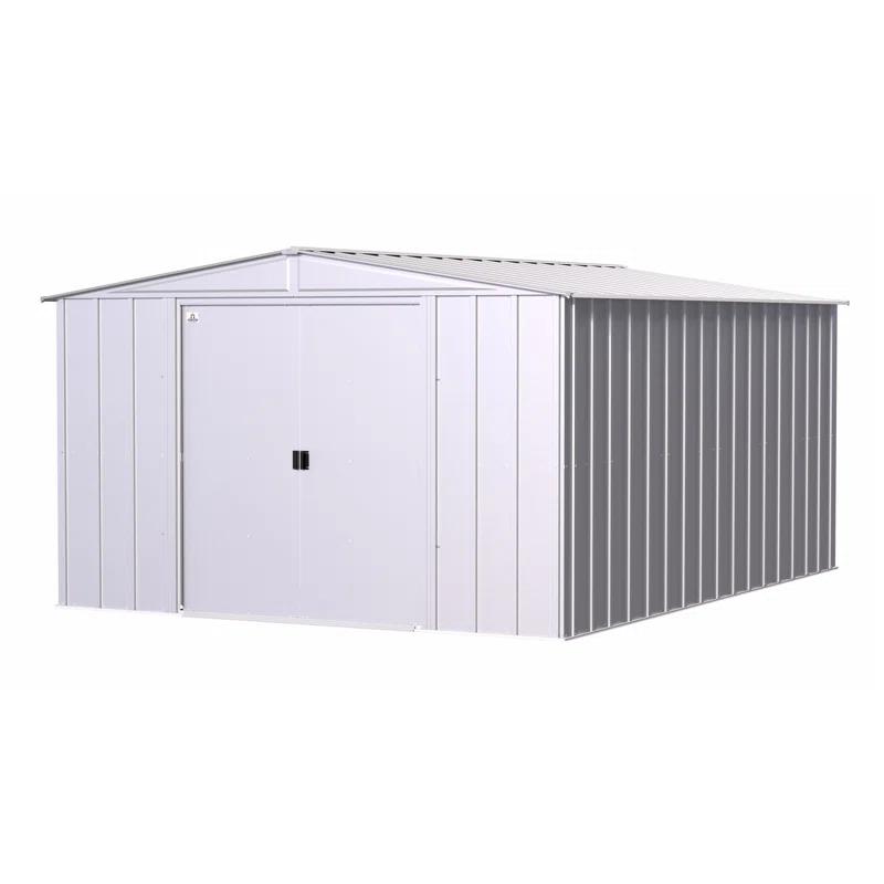 Arrow 10 ft. W x 13 ft. 5 in. D Steel Vertical Storage Shed