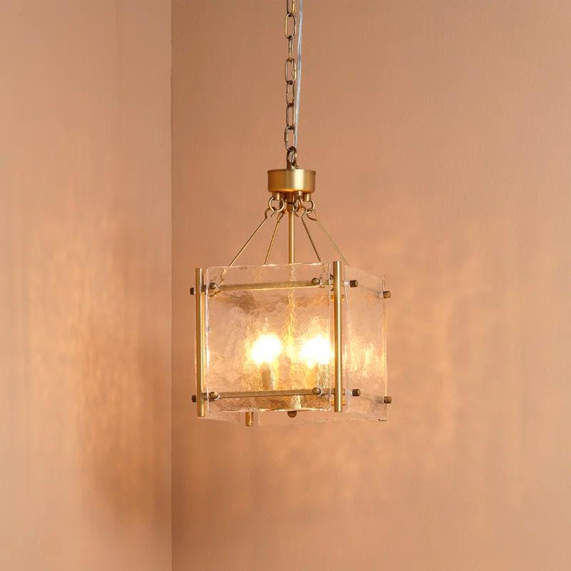 Jamie Young Company Glenn 4 - Light Dimmable Square/Rectangle Chandelier