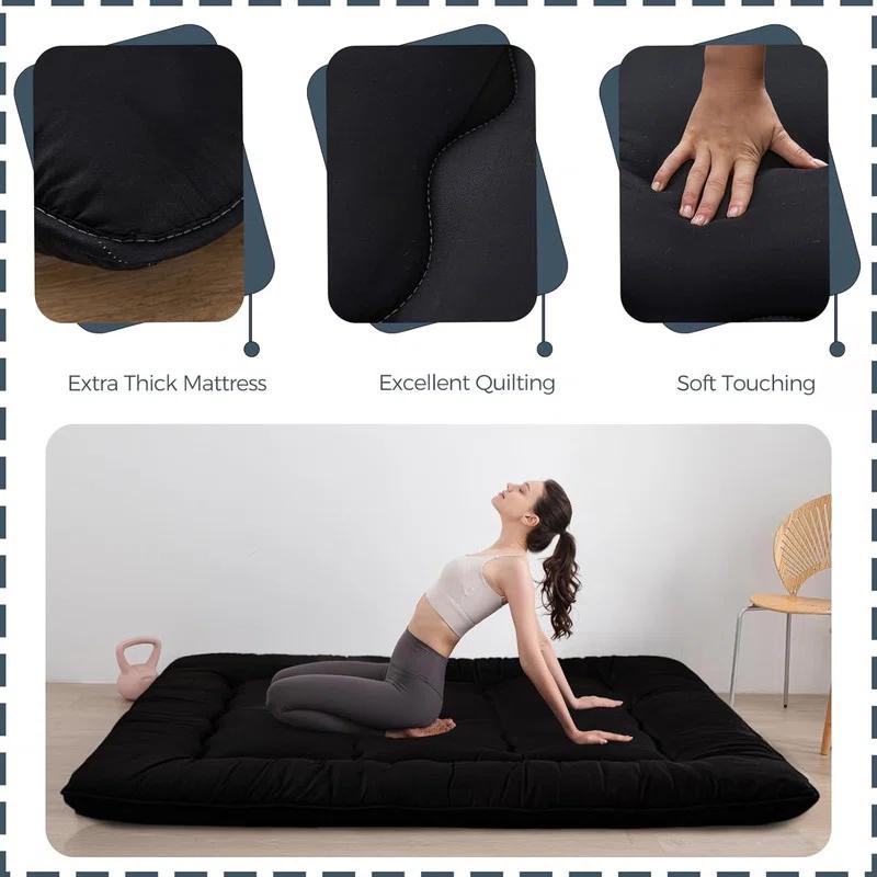 Alwyn Home 6" Extra Thick Japanese Floor Mattress