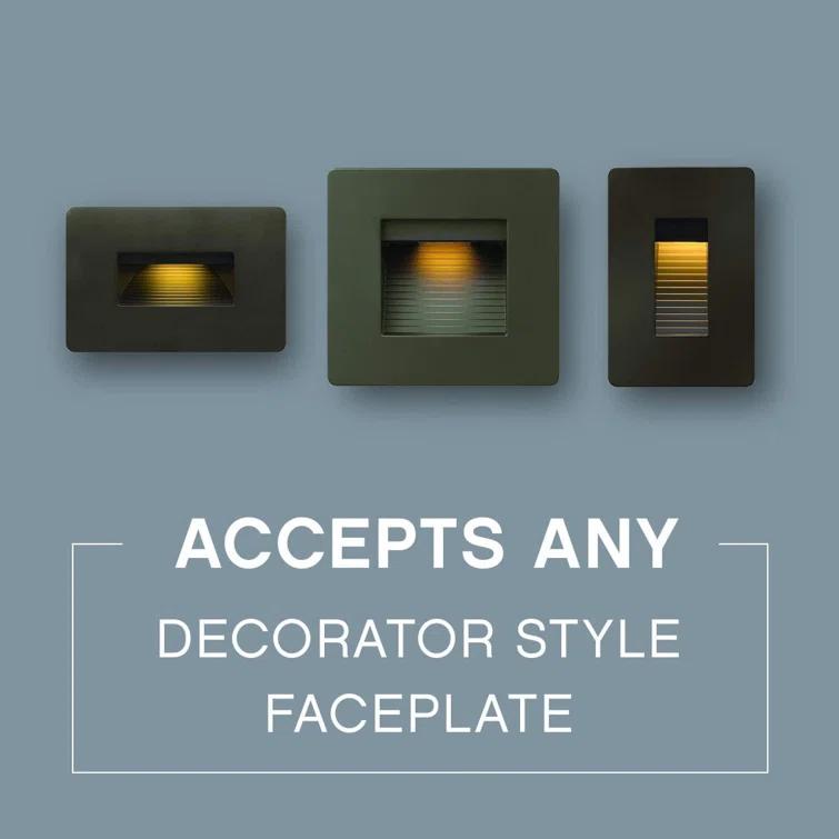 Luna Horizontal 120v 2700K Integrated LED Step Light