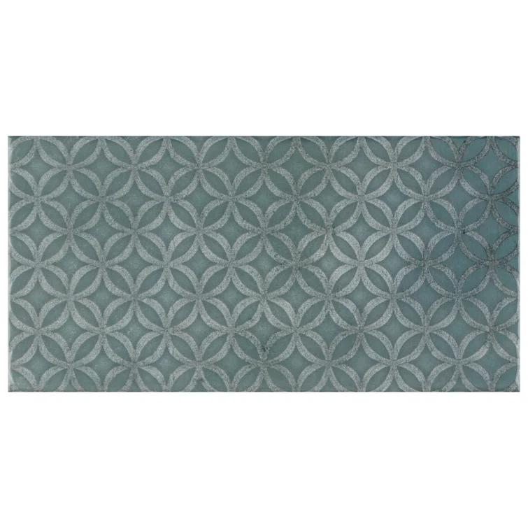 Merola Tile Camden 4" x 8" Ceramic Patterned Subway Wall Tile