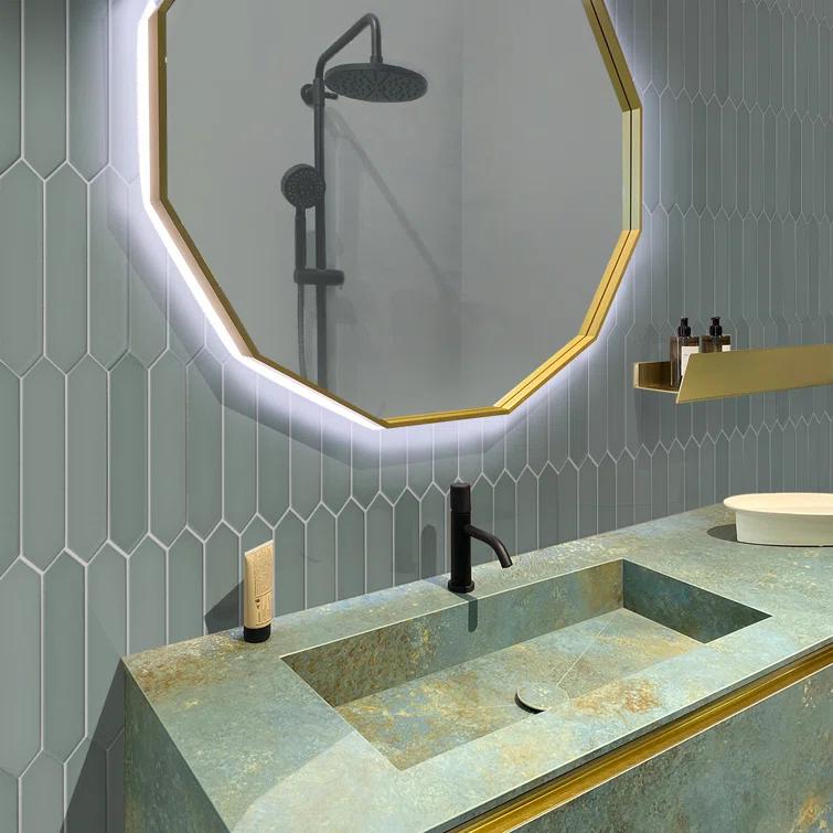 Apollo Tile Piquet 2'' W x 10'' L Ceramic Singular Tile