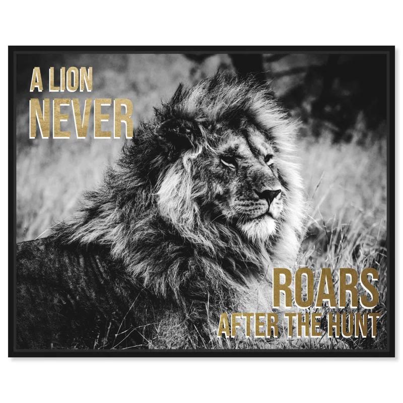 Notori Art Success Is Silent Canvas Motivational Quotes Print By Notoriart