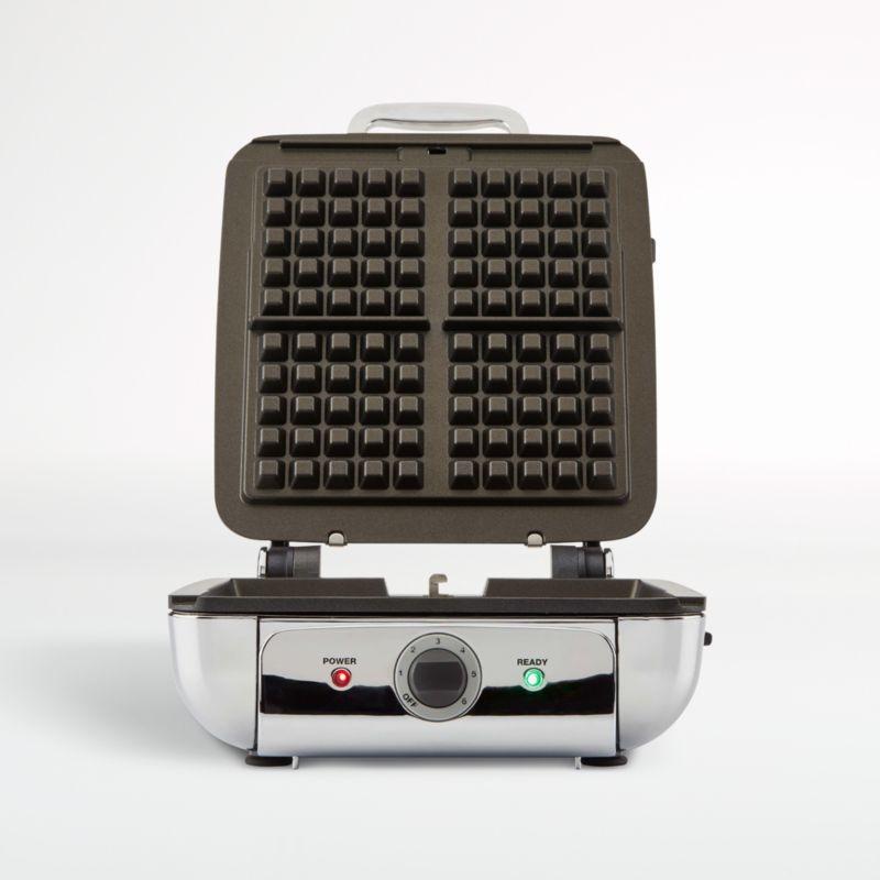 All-Clad ® 4-Slice Stainless Steel Waffle Maker with Removable Plates
