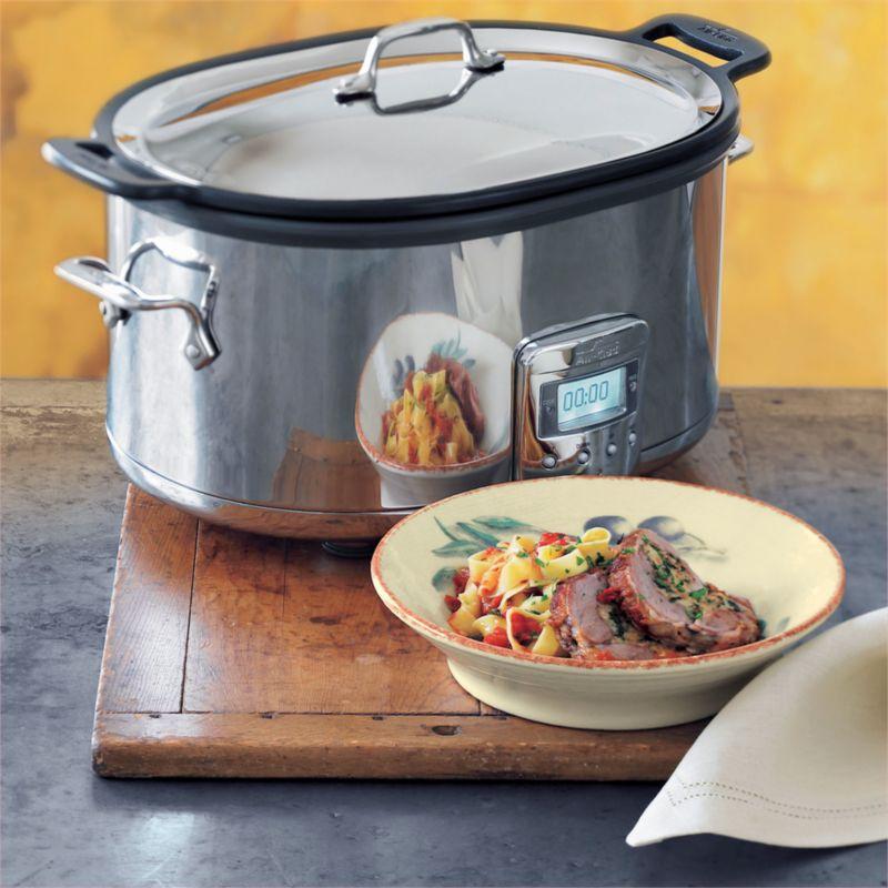 Stainless Steel 7 Qt. Slow Cooker with Digital Display