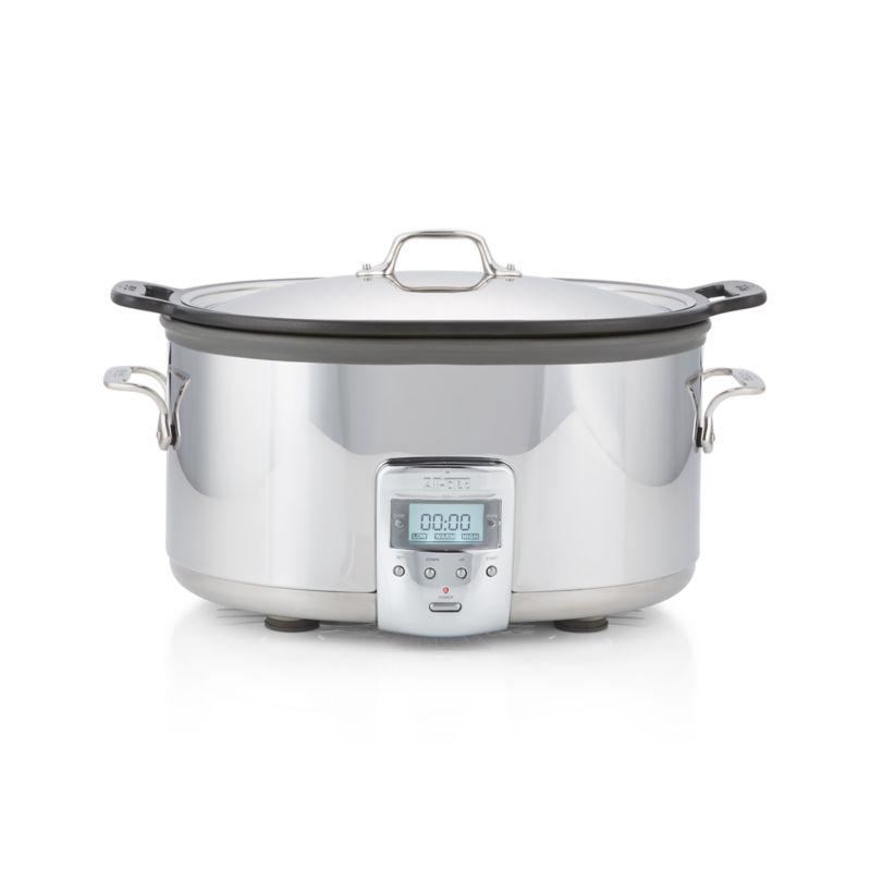 Stainless Steel 7 Qt. Slow Cooker with Digital Display