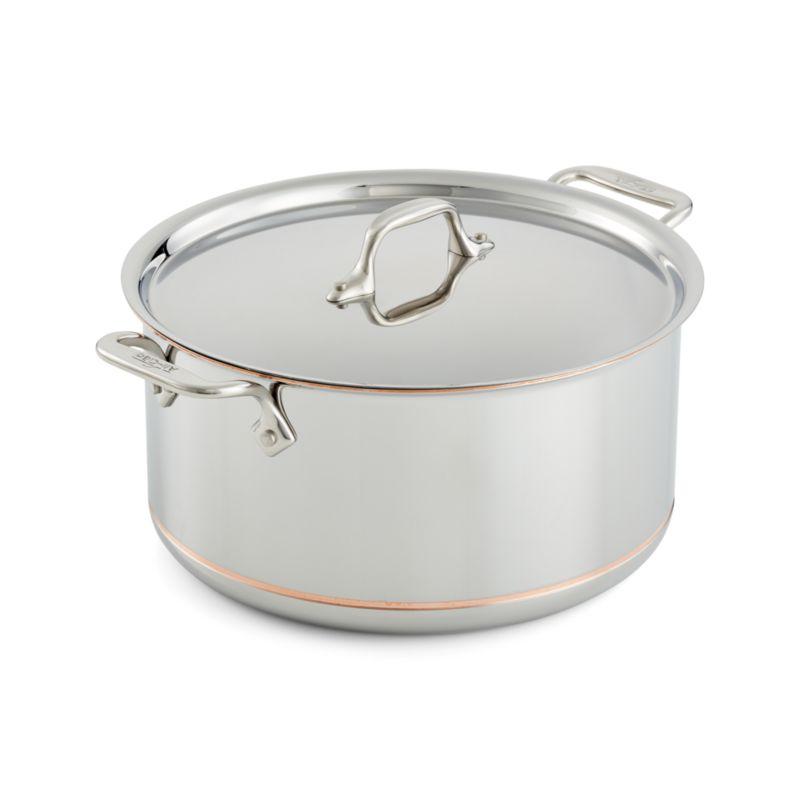 All Clad Copper Core 8 Qt. Stockpot with Lid